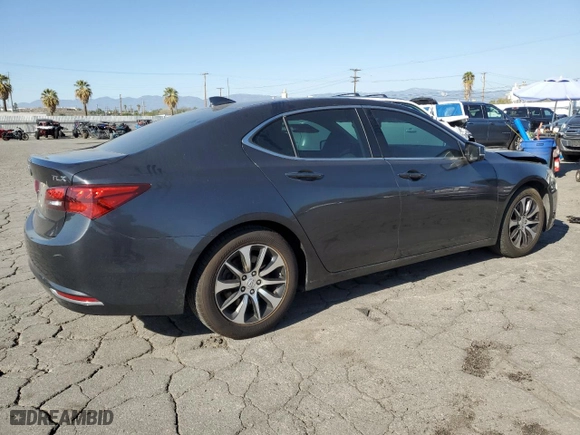2015 Acura TLX with VIN 19UUB1F39FA010369, listed as a Copart auction lot 46873565 with 227,399 mi miles and Salvage Title. Bid and sale history available at carsss.com. Image 3.