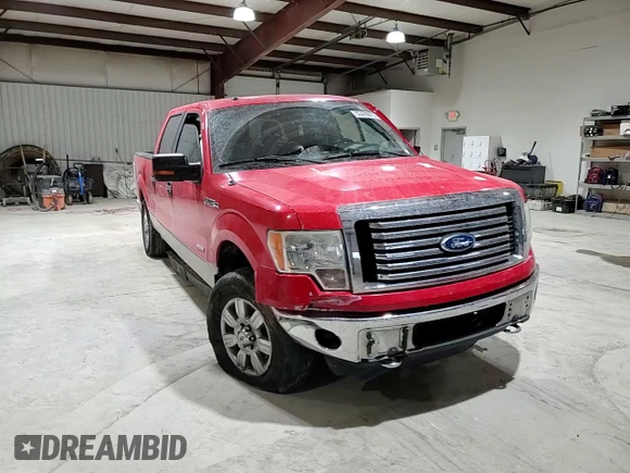 2011 Ford F-150 XLT with VIN 1FTFW1ETXBFC46913, listed as a Copart auction lot 53428075 with 291,930 mi miles and Salvage Title. Bid and sale history available at carsss.com. Image 11.