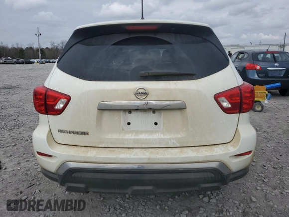 2018 Nissan Pathfinder S with VIN 5N1DR2MN1JC630582, listed as a Copart auction lot 44071455 with 126,719 mi miles and Salvage Title. Bid and sale history available at carsss.com. Image 6.