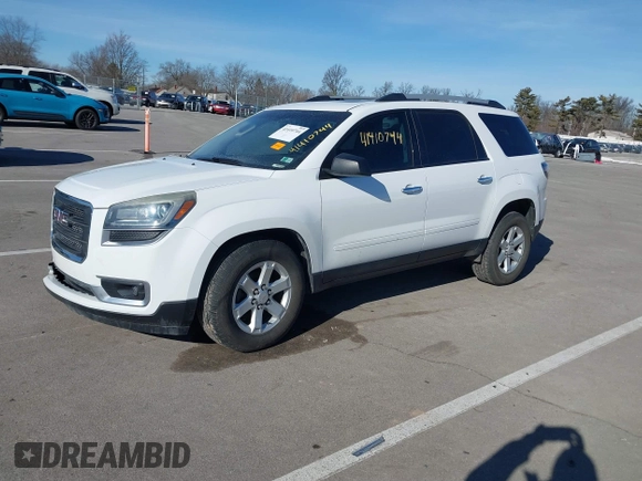 2016 GMC Acadia SLE with VIN 1GKKRPKD5GJ299436, listed as a IAAI auction lot 41410744 with 149,137 mi miles. Bid and sale history available at carsss.com. Image 2.