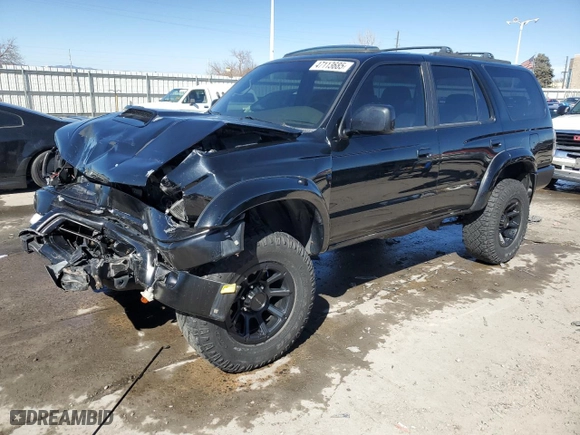 2000 Toyota 4Runner SR5 with VIN JT3HN86R6Y0273324, listed as a Copart auction lot 47113685 with 276,889 mi miles and Salvage Title. Bid and sale history available at carsss.com. Image 1.