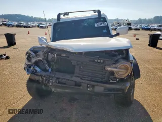 2023 Ford Bronco with VIN 1FMEE5DP4PLA96702, listed as a Copart auction lot 57574165 with 9,258 mi miles and Salvage title. Bid and sale history available at DreamBid. Image 5.