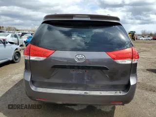 2011 Toyota Sienna with VIN 5TDZK3DC4BS081429, listed as a Copart auction lot 51644065 with 0 mi miles and Salvage Title. Bid and sale history available at carsss.com. Image 6.