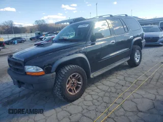 2003 Dodge Durango Sport with VIN 1D4HS38NX3F591084, listed as a Copart auction lot 47365905 with 161,822 mi miles and Clean title. Bid and sale history available at DreamBid. Image 1.