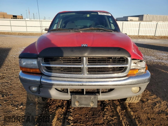 2000 Dodge Dakota Sport with VIN 1B7GG2AN2YS770376, listed as a Copart auction lot 42437485 with 196,906 mi miles and Salvage Title. Bid and sale history available at carsss.com. Image 5.