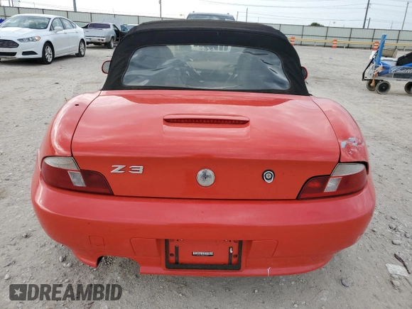 2000 BMW Z3 2.5L with VIN WBACH9349YLF88760, listed as a Copart auction lot 58447054 with 241,754 mi miles and Salvage Title. Bid and sale history available at carsss.com. Image 6.