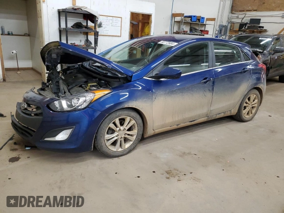 2013 Hyundai Elantra GT with VIN KMHD35LE7DU040910, listed as a Copart auction lot 80772684 with 215,931 mi miles and Salvage Title. Bid and sale history available at carsss.com. Image 1.