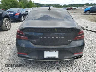 2023 Genesis G70 2.0T with VIN KMTG34TA2PU126768, listed as a Copart auction lot 56201094 with 11,556 mi miles and Salvage Title. Bid and sale history available at DreamBid. Image 6.