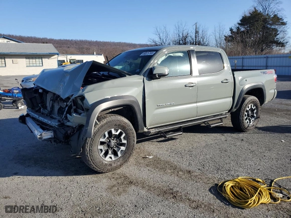 2023 Toyota Tacoma 4WD SR with VIN 3TMCZ5AN4PM601543, listed as a Copart auction lot 49525765 with 21,163 mi miles and Salvage Title. Bid and sale history available at carsss.com. Image 1.