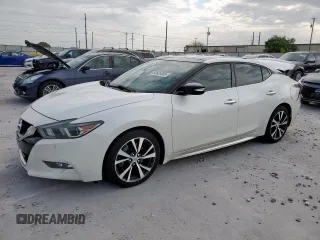 2016 Nissan Maxima SL with VIN 1N4AA6AP7GC376354, listed as a Copart auction lot 63635655 with 110,547 mi miles and Salvage title. Bid and sale history available at DreamBid. Image 1.