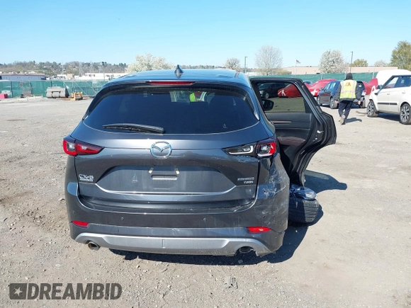 2024 Mazda CX-5 2.5 Turbo Signature with VIN JM3KFBXY4R0357622, listed as a IAAI auction lot 41983547 with 3,238 mi miles. Bid and sale history available at carsss.com. Image 17.