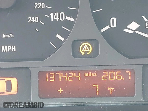 2000 BMW 3 Series 328i with VIN WBAAM5341YFR17507, listed as a IAAI auction lot 42434564 with 137,424 mi miles and . Bid and sale history available at DreamBid. Image 6.