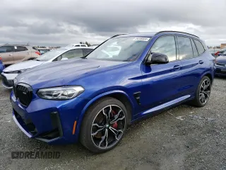 2022 BMW X3 M z VIN 5YM13EC09N9J58240, wystawiony jako Copart lot #39206934 z przebiegiem 9945 mil mil oraz . Historia ofert i sprzedaży dostępna na DreamBid. Obrazek 1.