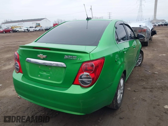 2015 Chevrolet Sonic LT with VIN 1G1JC5SH5F4128952, listed as a IAAI auction lot 41565455 with 125,868 mi miles and . Bid and sale history available at DreamBid. Image 4.
