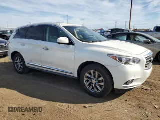 2013 Infiniti JX35 with VIN 5N1AL0MM2DC304486, listed as a Copart auction lot 77302174 with 224,617 mi miles and Clean Title. Bid and sale history available at carsss.com. Image 4.