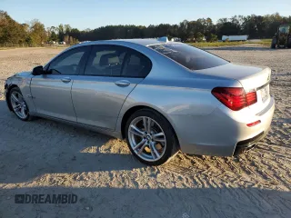 2015 BMW 7 Series 750i with VIN WBAYA8C53FGK19778, listed as a Copart auction lot 77258684 with 34,535 mi miles and Salvage title. Bid and sale history available at DreamBid. Image 2.
