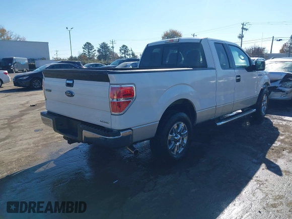2014 Ford F-150 XL with VIN 1FTEX1CM3EFB94081, listed as a IAAI auction lot 40991423 with 190,785 mi miles. Bid and sale history available at carsss.com. Image 4.