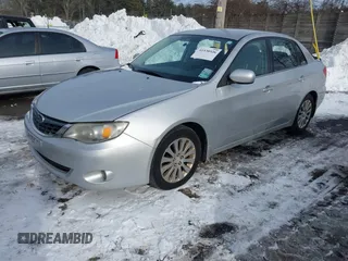 2008 Subaru Impreza Sedan (Natl) i with VIN JF1GE61668H506389, listed as a IAAI auction lot 41538526 with 148,298 mi miles. Bid and sale history available at carsss.com. Image 2.