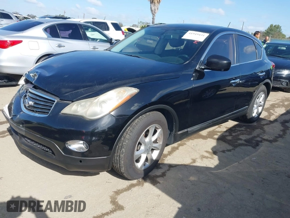 2010 Infiniti EX Journey with VIN JN1AJ0HP9AM700938, listed as a IAAI auction lot 41949431 with 168,910 mi miles. Bid and sale history available at carsss.com. Image 2.