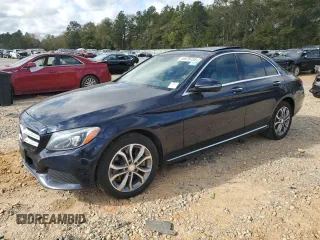 2017 Mercedes-Benz C 300 with VIN 55SWF4KB4HU206299, listed as a Copart auction lot 49476735 with 143,090 mi miles and Clean Title. Bid and sale history available at carsss.com. Image 1.