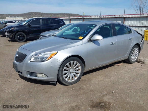 2012 Buick Regal Premium 1 with VIN 2G4GS5EK1C9206031, listed as a IAAI auction lot 41808537 with 223,593 mi miles. Bid and sale history available at carsss.com. Image 17.