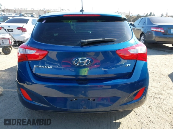 2014 Hyundai Elantra GT with VIN KMHD35LHXEU230812, listed as a IAAI auction lot 41855509 with 122,729 mi miles. Bid and sale history available at carsss.com. Image 16.