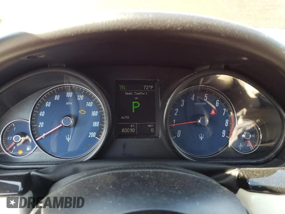 2014 Maserati GranTurismo Sport с VIN ZAM45VMAXE0106980, выставлен на аукционе Copart как лот 54360945 с пробегом 83 010 миль миль и Списание • Salvage title. История ставок и продаж доступна на DreamBid. Изображение 9.