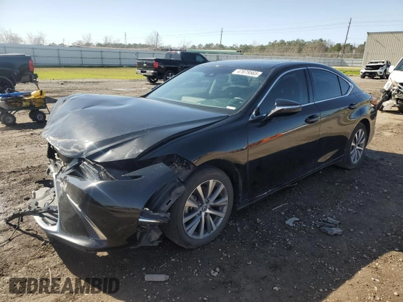 2020 Lexus ES with VIN 58ADZ1B12LU077005, listed as a Copart auction lot 47679565 with 51,020 mi miles and Salvage Title. Bid and sale history available at carsss.com. Image 1.