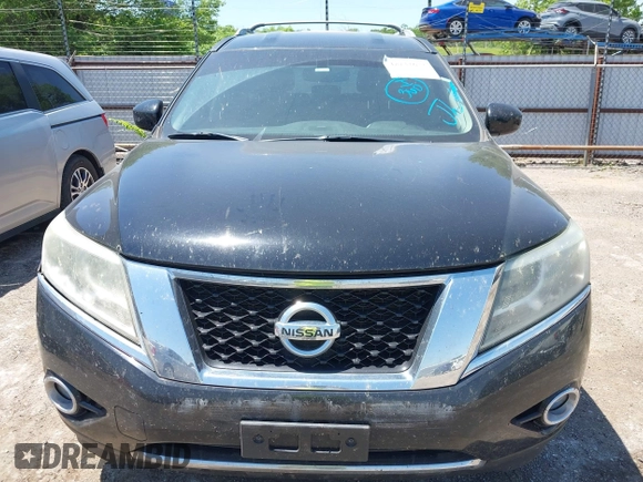 2014 Nissan Pathfinder SV z VIN 5N1AR2MMXEC684429, wystawiony jako IAAI lot #42233673 z przebiegiem 135 593 mil mil oraz . Historia ofert i sprzedaży dostępna na DreamBid. Obrazek 12.