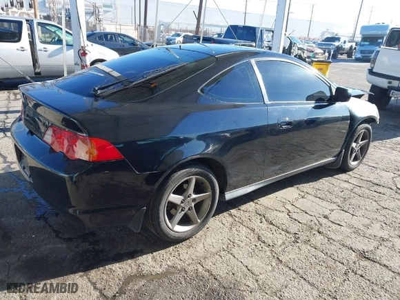 2002 Acura RSX Manual with VIN JH4DC538X2C027178, listed as a IAAI auction lot 41867235 with 174185 miles. Bid and sale history available at carsss.com. Image 4.