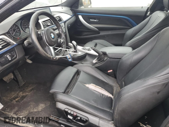 2014 BMW 4 Series 428i xDrive with VIN WBA3N9C5XEK245049, listed as a Copart auction lot 48901785 with 89,966 mi miles and Salvage title. Bid and sale history available at DreamBid. Image 7.