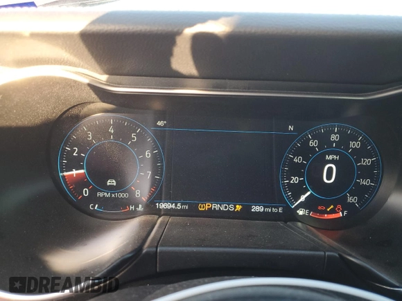 2022 Ford Mustang GT with VIN 1FA6P8CF9N5142884, listed as a Copart auction lot 51942165 with 19,694 mi miles and Salvage title. Bid and sale history available at DreamBid. Image 9.