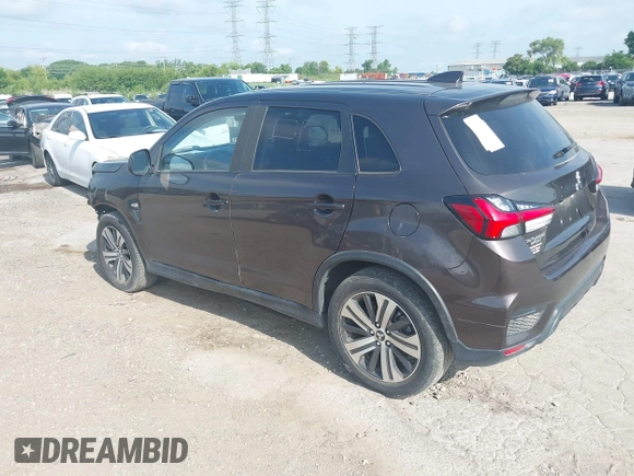 2020 Mitsubishi Outlander ES with VIN JA4AR3AU1LU024621, listed as a IAAI auction lot 42763806 with 76,768 mi miles and . Bid and sale history available at DreamBid. Image 3.