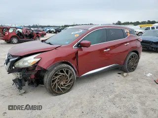 2017 Nissan Murano SL with VIN 5N1AZ2MG0HN107878, listed as a Copart auction lot 45377925 with 159,958 mi miles and Salvage Title. Bid and sale history available at DreamBid. Image 1.