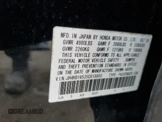 2005 Acura RL z VIN JH4KB16535C018850, wystawiony jako Copart lot #59306055 z przebiegiem 131 881 mil mil oraz Szkoda całkowita • Salvage title. Historia ofert i sprzedaży dostępna na DreamBid. Obrazek 13.