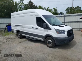 2024 Ford Transit Cargo z VIN 1FTBW3X85RKA98853, wystawiony jako Copart lot #60543695 z przebiegiem 26 182 mil mil oraz Szkoda całkowita • Salvage title. Historia ofert i sprzedaży dostępna na DreamBid. Obrazek 4.