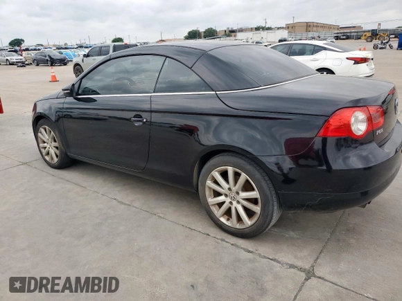 2011 Volkswagen Eos Komfort with VIN WVWBW7AHXBV004597, listed as a Copart auction lot 55067525 with 156,404 mi miles and Clean Title. Bid and sale history available at DreamBid. Image 2.