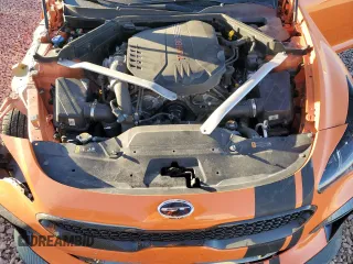 2019 Kia Stinger GT with VIN KNAE35LC9K6071100, listed as a Copart auction lot 44145015 with 76,659 mi miles and Salvage Title. Bid and sale history available at DreamBid. Image 11.