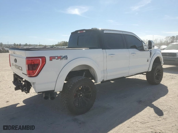 2022 Ford F-150 XL with VIN 1FTFW1E52NFA81221, listed as a Copart auction lot 49603875 with 11,784 mi miles and Salvage Title. Bid and sale history available at carsss.com. Image 3.