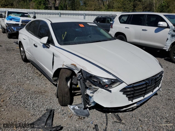 2020 Hyundai Sonata SE with VIN 5NPEG4JA4LH062363, listed as a Copart auction lot 44437125 with 0 mi miles and Salvage Title. Bid and sale history available at carsss.com. Image 4.