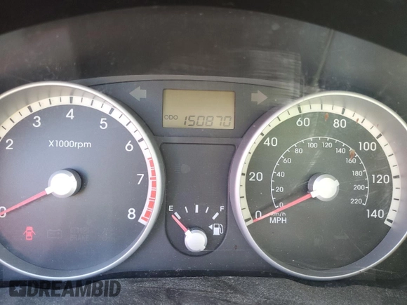 2009 Hyundai Accent Auto SE with VIN KMHCN36C59U125451, listed as a Copart auction lot 89369055 with 150,870 mi miles and Salvage Title. Bid and sale history available at carsss.com. Image 9.