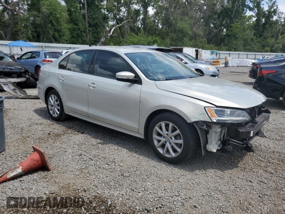 2011 Volkswagen Jetta SE z VIN 3VWDX7AJ0BM319621, wystawiony jako Copart lot #58808615 z przebiegiem 65 829 mil mil oraz Szkoda całkowita • Salvage title. Historia ofert i sprzedaży dostępna na DreamBid. Obrazek 4.
