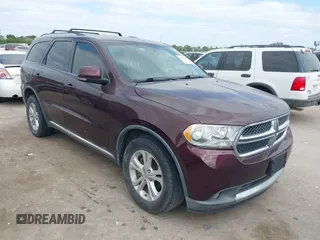 2012 Dodge Durango Crew with VIN 1C4RDHDG7CC144357, listed as a IAAI auction lot 42019204 with 174,408 mi miles and . Bid and sale history available at DreamBid. Image 1.