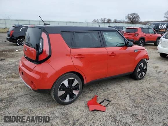 2017 Kia Soul + with VIN KNDJP3A57H7436343, listed as a Copart auction lot 51953715 with 56,532 mi miles and Clean Title. Bid and sale history available at carsss.com. Image 3.