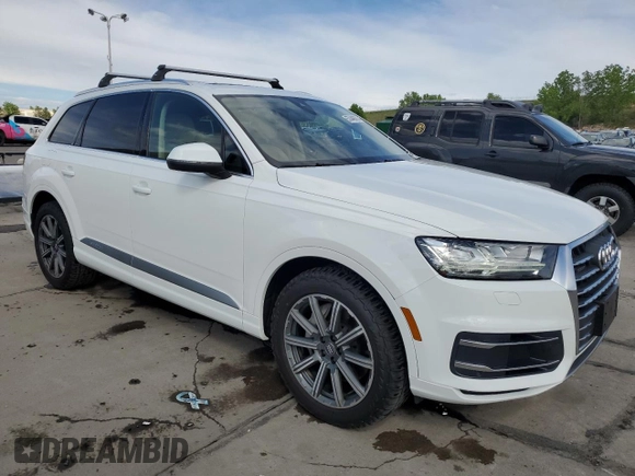 2019 Audi Q7 Premium Plus with VIN WA1LHAF75KD021660, listed as a Copart auction lot 57448675 with 70,411 mi miles and Salvage title. Bid and sale history available at DreamBid. Image 4.