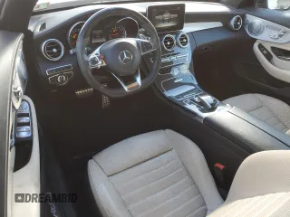 2018 Mercedes-Benz C 43 AMG with VIN WDDWK6EB5JF681780, listed as a Copart auction lot 75207094 with 91,484 mi miles and Salvage title. Bid and sale history available at DreamBid. Image 8.