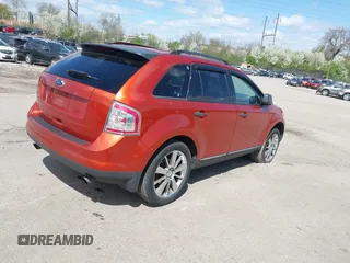 2008 Ford Edge SE with VIN 2FMDK36C98BA79107, listed as a IAAI auction lot 41975904 with 147,259 mi miles. Bid and sale history available at carsss.com. Image 4.