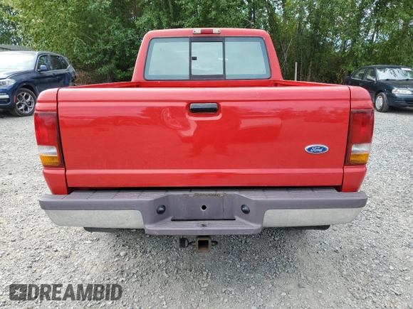 1997 Ford Ranger XLT with VIN 1FTCR14X8VPB52560, listed as a Copart auction lot 62536055 with 170,548 mi miles and Salvage title. Bid and sale history available at DreamBid. Image 6.