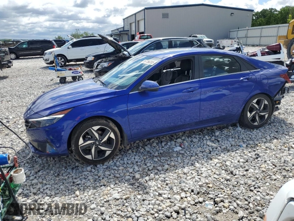 2023 Hyundai Elantra Limited z VIN KMHLN4AJ8PU061673, wystawiony jako Copart lot #57756205 z przebiegiem 40 103 mil mil oraz Nie do naprawy • Non repairable. Historia ofert i sprzedaży dostępna na DreamBid. Obrazek 1.