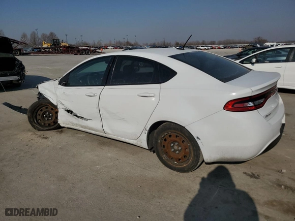 2015 Dodge Dart SE with VIN 1C3CDFAA2FD415614, listed as a Copart auction lot 48775925 with 83,388 mi miles and Salvage Title. Bid and sale history available at carsss.com. Image 2.